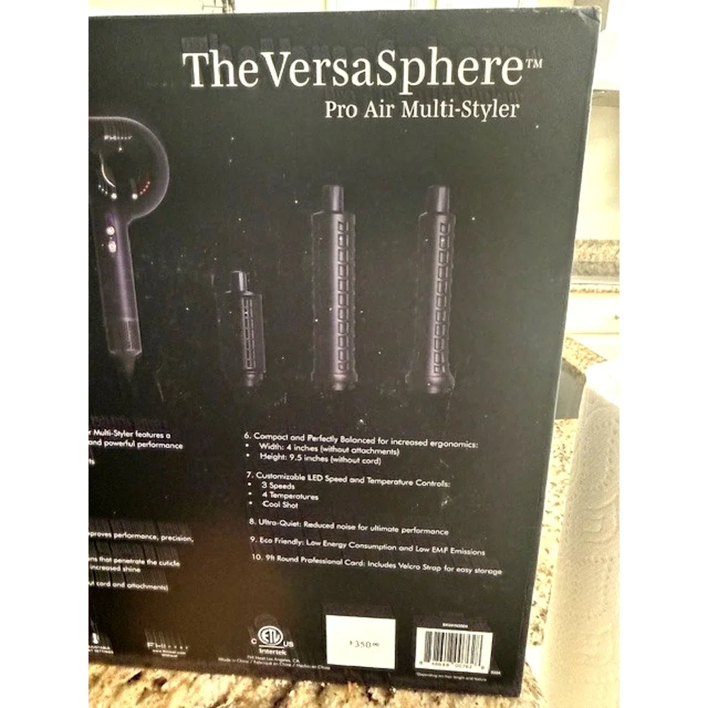 FHI Heat The VersaSphere Pro Air 6-in-1 Multi-Styler Hair Dryer w/ Diffuser $350